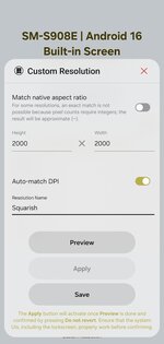 Pixels: Resolution+DPI Changer 4.15. Скриншот 4