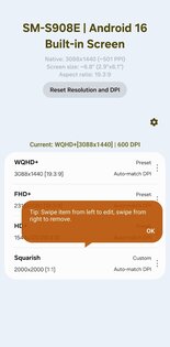Pixels: Resolution+DPI Changer 4.25. Скриншот 5