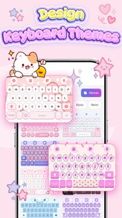 Keyboard Themes: Emoji Fonts 1.4.0. Скриншот 1