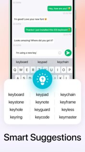 iPhone 15 Keyboard Fonts Emoji 44.0. Скриншот 4