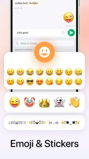 iPhone 15 Keyboard Fonts Emoji 44.0. Скриншот 5