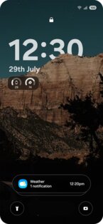 Lock Screen OS 2.1.0. Скриншот 3