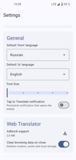 Offline Translator 0.8.2. Скриншот 2