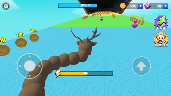Hungry Worm Eat Master 1.11. Скриншот 6