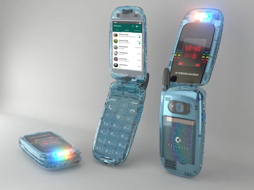 Commodore выпустила Callback 8020 — раскладушку без социальных сетей и веб-браузера