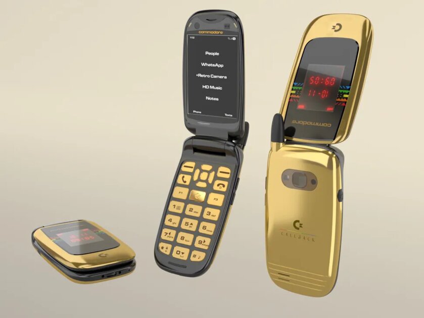 Commodore выпустила Callback 8020 — раскладушку без социальных сетей и веб-браузера