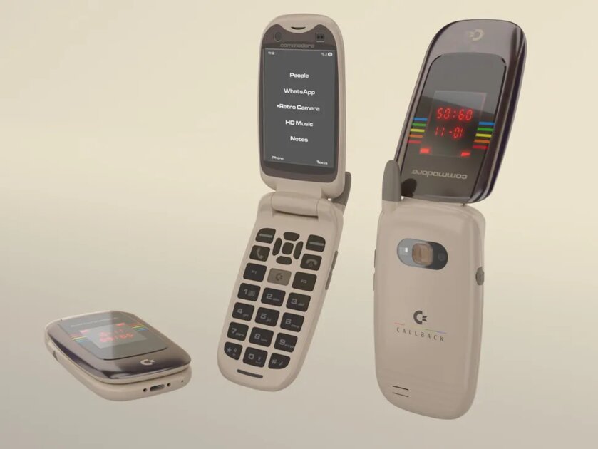 Commodore выпустила Callback 8020 — раскладушку без социальных сетей и веб-браузера