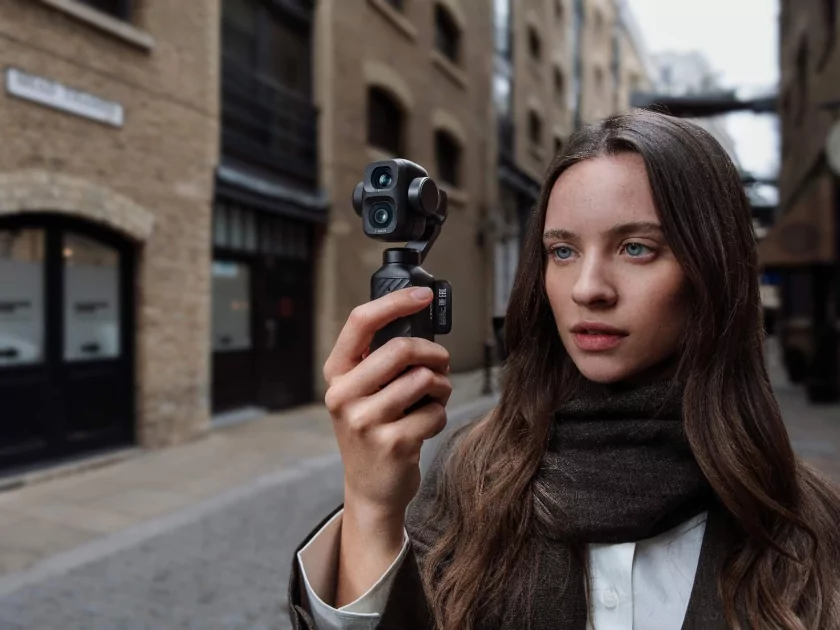 DJI представила Osmo Pocket 4P: компактную камеру со стабилизатором и двумя объективами