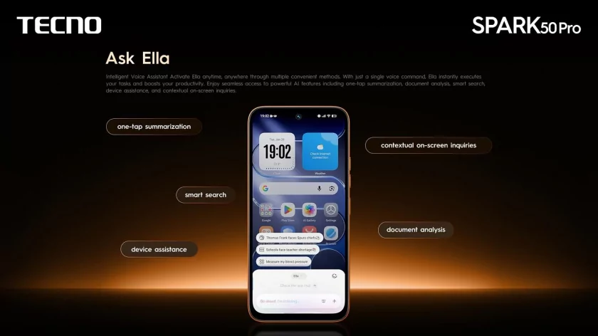 TECNO Spark 50 Pro получил батарею 6000 мА·ч, камеру Sony и узнаваемый дизайн