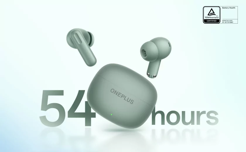 Представлены наушники OnePlus Nord Buds 4 с ANC, Bluetooth 6.1 и 54 часами работы