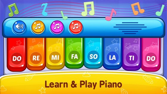 Baby Games — Piano, Baby Phone, First Words. Скриншот 3