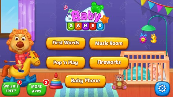 Baby Games — Piano, Baby Phone, First Words. Скриншот 9