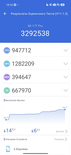 Тот самый «топ за свои деньги»? Подробный обзор и тест Xiaomi 17T Pro — Чипсет. 14