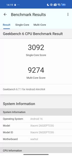Тот самый «топ за свои деньги»? Подробный обзор и тест Xiaomi 17T Pro — Чипсет. 24