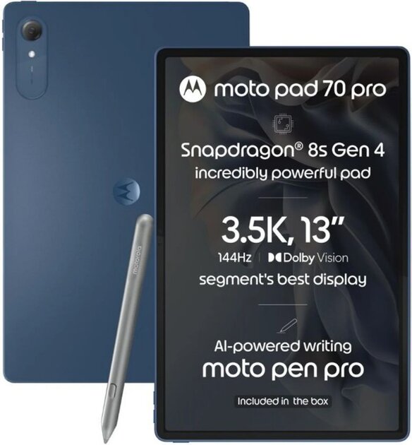 Представлен Moto Pad 70 Pro — планшет от Motorola с достойными характеристиками