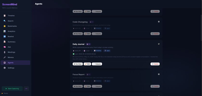 Разработчик выпустил бесплатный аналог Recall: ИИ-функции, которая делает снимки экрана