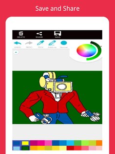 Cameraman Coloring Book 1.0. Скриншот 18
