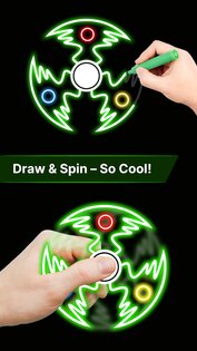 Finger Spinner: Glow Art Draw 1.1.4. Скриншот 15