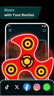 Finger Spinner: Glow Art Draw 1.1.4. Скриншот 21