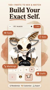Therian OC Maker 1.0.14. Скриншот 2
