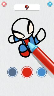 Coloring Paint: ASMR Superhero 194.0. Скриншот 8