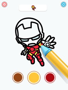 Coloring Paint: ASMR Superhero 194.0. Скриншот 14