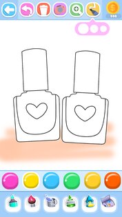 Glitter Beauty Coloring Pages 39. Скриншот 1