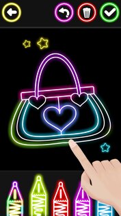 Glitter Beauty Coloring Pages 39. Скриншот 4