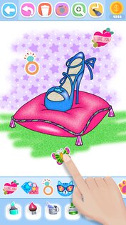 Glitter Beauty Coloring Pages 39. Скриншот 16