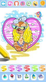Glitter Beauty Coloring Pages 39. Скриншот 20