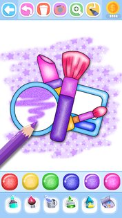 Glitter Beauty Coloring Pages 39. Скриншот 24