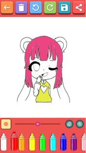 Gacha Chibi Coloring Book 13.0. Скриншот 7