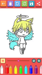 Gacha Chibi Coloring Book 13.0. Скриншот 15