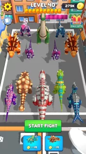 Color Dinosaur Collect Battle 1.0.75. Скриншот 1