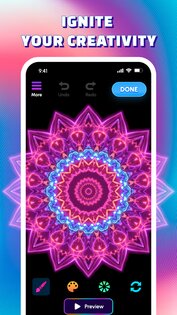 Glow Art Drawing - Doodle App 1.0.23. Скриншот 1
