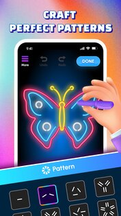 Glow Art Drawing - Doodle App 1.0.23. Скриншот 4
