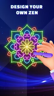 Glow Art Drawing - Doodle App 1.0.23. Скриншот 6