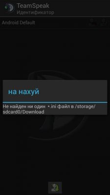 Меня только что послал клиент Teamspeak