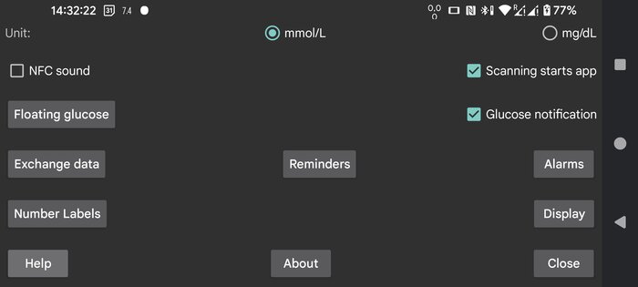 Juggluco 11.2.0-phone-li3-si-x-g. Скриншот 8