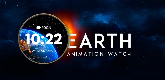 Animated Earth Watchfaces 31.0. Скриншот 1