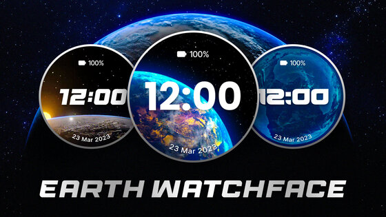 Animated Earth Watchfaces 31.0. Скриншот 2