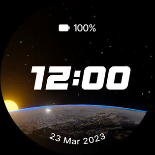 Animated Earth Watchfaces 31.0. Скриншот 3