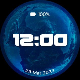 Animated Earth Watchfaces 31.0. Скриншот 5