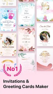 Invitation Maker 1.2.63. Скриншот 1