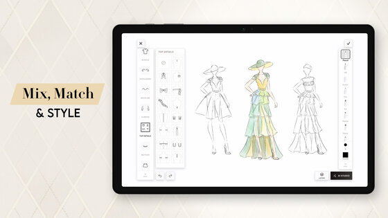Fashion Design Clothes: Sketch 2.2.1. Скриншот 10