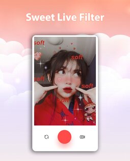 Sweet Live Filter Face Camera 3.2.3. Скриншот 1
