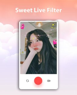 Sweet Live Filter Face Camera 3.2.3. Скриншот 2