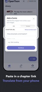 OpenToon – переводчик манги 1.1.2. Скриншот 2