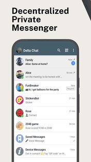 Delta Chat 2.57.0. Скриншот 1