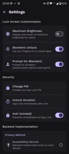 App Lock 2.4.3. Скриншот 3